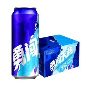 雪花啤酒 勇闯天涯 500ml*24罐 整箱 易拉罐装8度酒