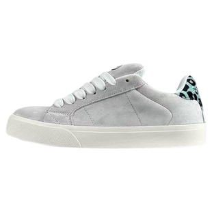 新款复古灰蓝豹纹面包鞋女ins小众大舌头板鞋美式高街百搭休闲鞋