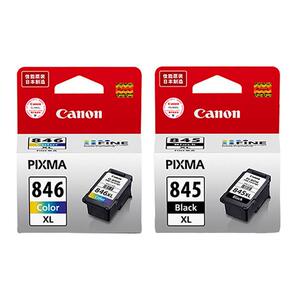 原装佳能845墨盒可加墨 846彩色 MG2580 MG2400 MG2980 MG3080 TS3180 TS208 TS308 TS3380 TS3480打印机墨盒