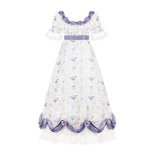 来信与诗·鸢尾心事sp｜WP原创副牌帝政风op/假两件jsk双子lo裙