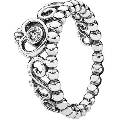 潘多拉pandora皇冠戒指公主风