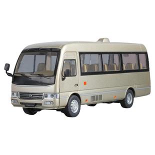 1：24考斯特商务大巴合金车模仿真面包车巴士客车汽车模型玩具车
