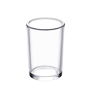 带刻度二两白酒杯家用钢化玻璃分酒器酒具套装2两1两半一口烈酒杯