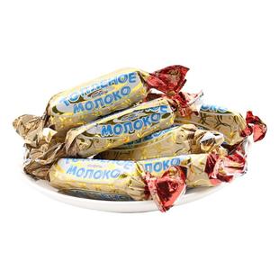 俄罗斯进口斯拉夫酸奶威化牛奶巧克力零食奶油饼干喜糖果年货包邮