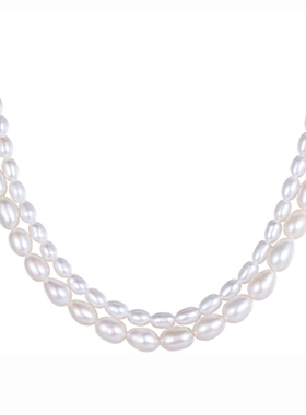 inlady小众设计淡水珍珠项链女