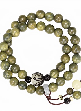 情侣绿檀民族风菩提手链