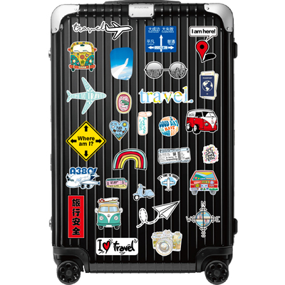 卡通行笔记本李箱贴纸防水