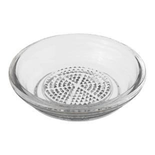 玻璃姜蓉研磨器家用蒜泥研磨碗生姜山药泥蒜蓉神器调味碟蘸料碟子