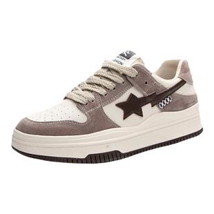 加宽大码41到43女鞋软底不累脚厚底小白鞋女款真皮秋季显脚小百搭