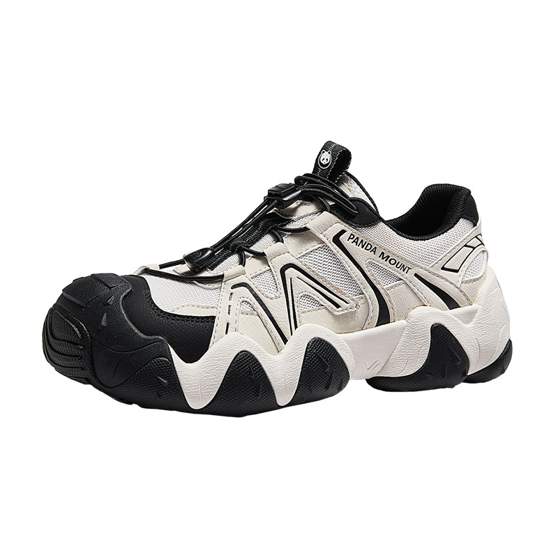 熊猫休闲徒步鞋防滑耐磨运动鞋