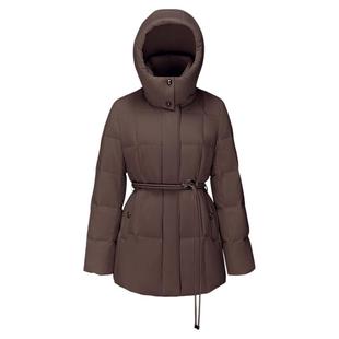 波司登2025新款羽绒服女品质通勤静奢风中长款鹅绒服时尚百搭气质