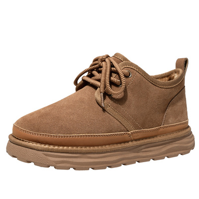 加绒加厚男鞋保暖棉鞋东北雪地靴