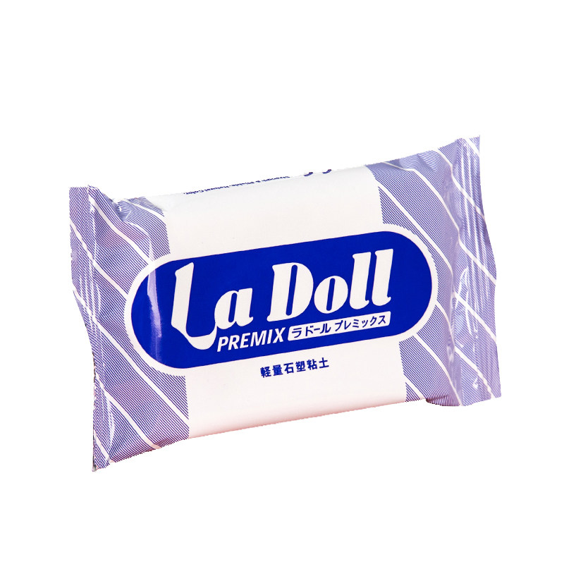日本帕蒂格ladoll石塑粘土diy材料包蓝包泥免烤木塑黏土工具套装