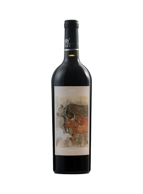 牛年生肖酒美贺庄园干红葡萄酒
