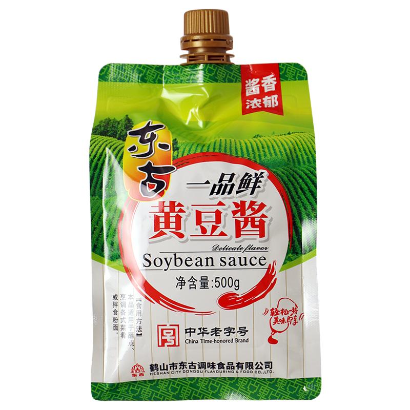 东古一品鲜黄豆酱1000g/袋豆瓣酱炒菜拌面沾大葱蘸酱原味东北大酱