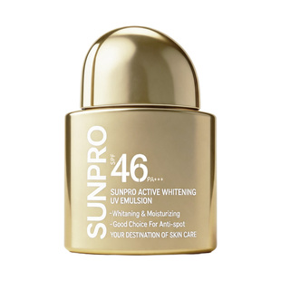 烈护SUNPRO美白防晒乳液抗光损淡斑提亮轻薄乳SPF46高倍防晒霜