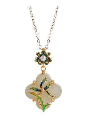 2025新款限时优惠景泰蓝项链女