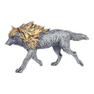 儿童玩具魔幻动物仿真模型魔兽水蟹怪龙冰魔人地狱犬雪狼奇美拉兽