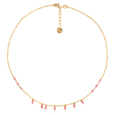 Franck Herval蕾娜系列孟子义同款双层叠戴项链法式甜美风颈链