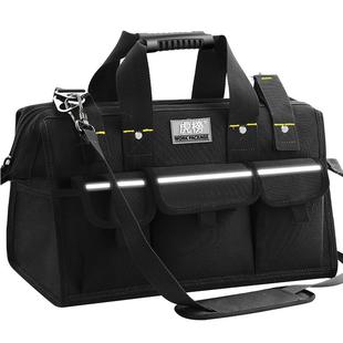 虎榜帆布手提工具包多功能维修大号加厚工具袋耐磨安装便携小电工