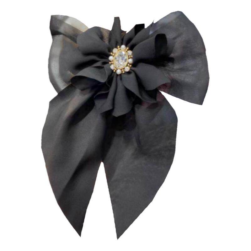 气质蝴蝶结发夹韩国超柔软顶夹子