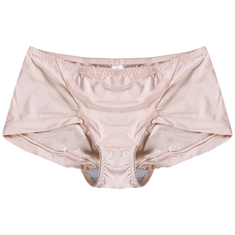 金薇内裤呼吸款内衣配套底裤平角无痕微豹纹肤黑色官方店薄款