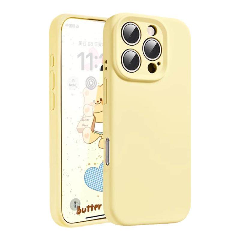 新款液态硅胶适用iPhone16ProMax手机壳苹果15镜头全包14Pro高级感Plus小众P保护套Por轻奢苹十六PM安iPone女