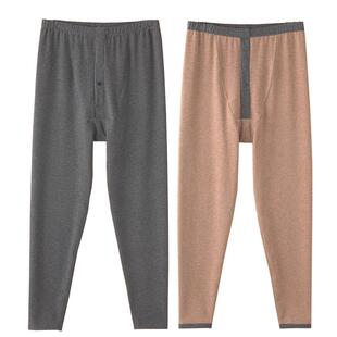 大码厚秋裤宽松驼绒男裤德绒保暖裤加肥男毛裤内穿绒裤线裤200斤