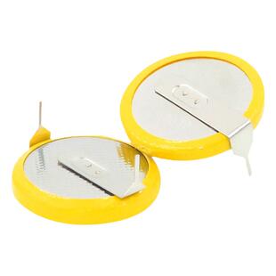 可充电纽扣电池LIR2032/2450/2477带焊脚引线带线3.6V锂离子电子