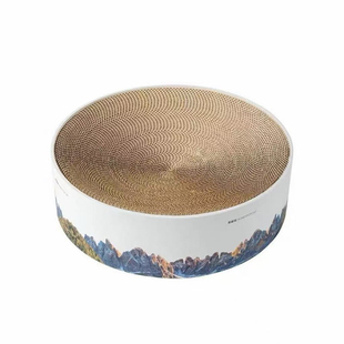 蜜罐猫 猫抓板磨爪器耐磨大号瓦楞纸猫窝猫玩具猫咪用品 环形山脉