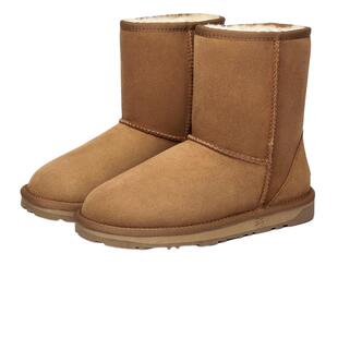 澳大利亚直邮EVERAU御寒神器加厚羊毛女款中筒透气舒适雪地靴