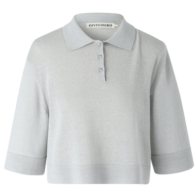 polo领短袖针织衫IIIVIVINIKO