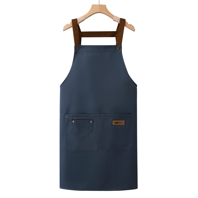 纯棉可调节围裙工作服女