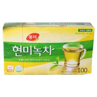 东西玄米绿茶韩国袋泡茶办公室25包独立包装便携盒装冷泡茶玉竹茶