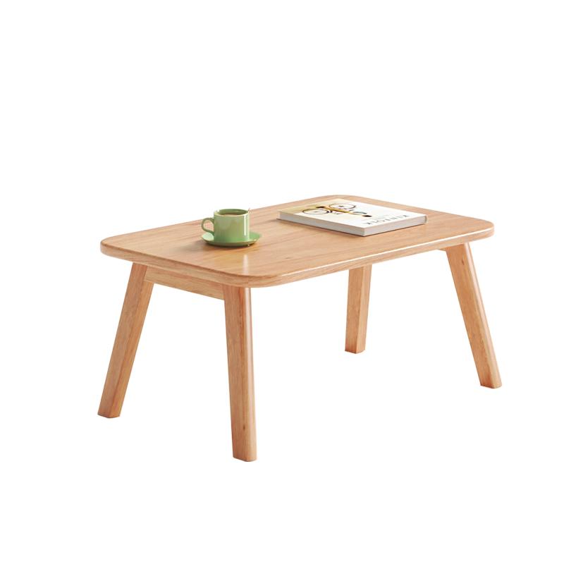 可折叠床上小桌子家用实木办公桌笔记本电脑桌懒人卧室飘窗桌坑几学生学习桌写字桌书桌儿童看书课桌膝上桌子