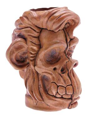 渡鸦万圣节限定地狱猫王紫铜吊坠