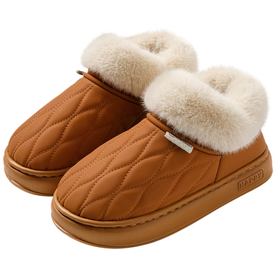 流氓兔高帮防水外穿加绒棉鞋