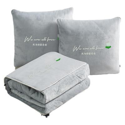 抱枕被加绒加厚抱枕两用二合一