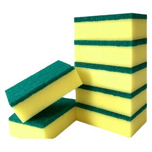 【加长加宽高密】加大号加厚双面洗碗布海绵擦抹布百洁布厨房魔力