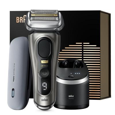 【店播专享】博朗新9系pro9675电动剃须刀配ccr6清洁液