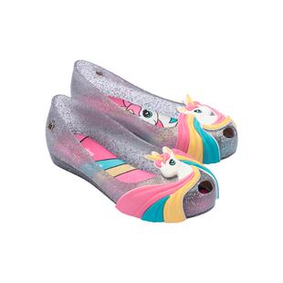 Melissa梅丽莎2025新品中童鱼嘴芭蕾鞋可爱卡通独角兽单鞋35918