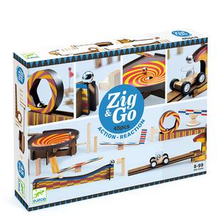 Djeco儿童机关多米诺骨牌积桌游型益智高级成人桌游7岁小学生玩具