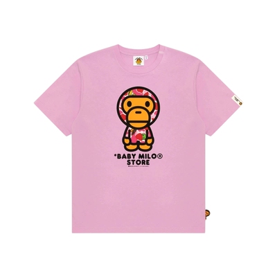 BABYMILOSTORE卡通小猴印花T恤