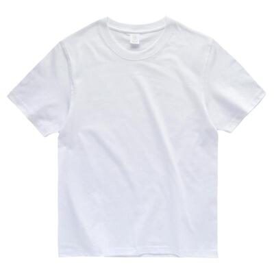纯色280g重磅打底情侣精梳棉t恤