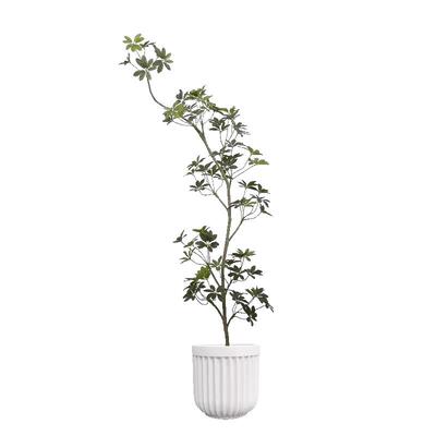 海虹雅林鸭脚木仿真盆栽