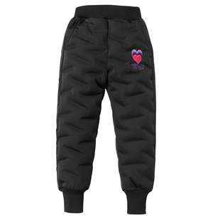 儿童羽绒裤男女童2025新款宝宝冬季外穿三防加厚东北中小童保暖裤