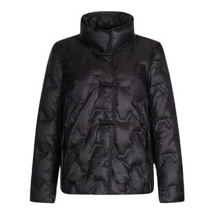 傲丝度小个子羽绒服女冬季新款黑色短款轻薄保暖面包服新中式外套