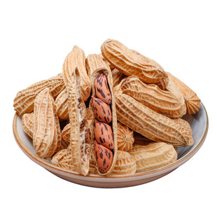 云南特产七彩花生新货带壳米水煮咸干新鲜烘炒五彩熟花皮花生500g