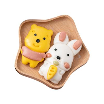 爱稞云点卡通馒头儿童手工食品
