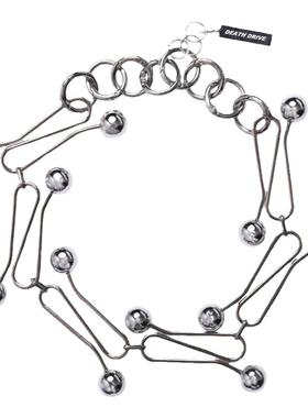 WACKYE金属朋克未来感项链